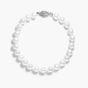 Pearl Fish Clasp Bracelet