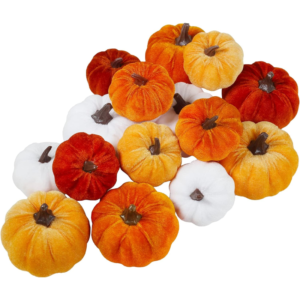 Faux Small Rustic Harvest Decorative Pumpkins​
