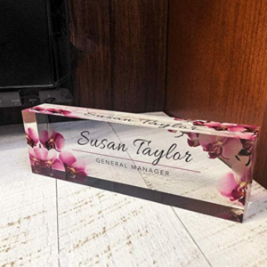 Personalized Name Plate For Desk