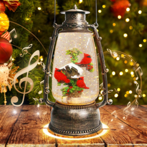 Christmas Cardinal Snow Globe